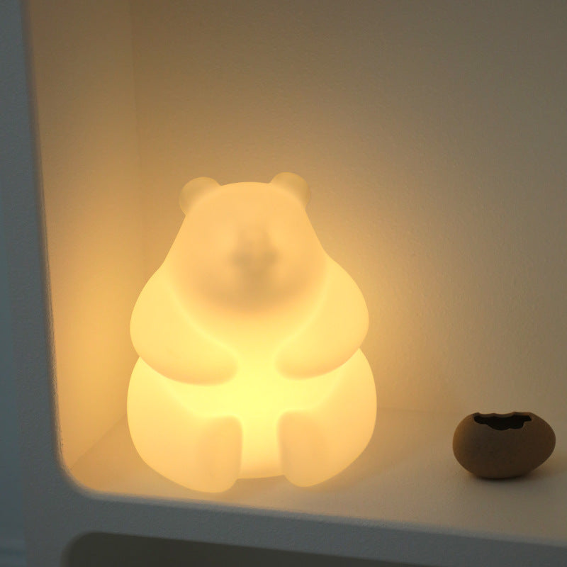 Hjemix | Moderne Kreativ Bjørn PE LED Bordlampe for Stuen