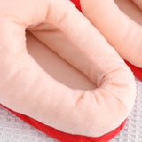 Hjemix | Morsomme fotplush novitetssandaler