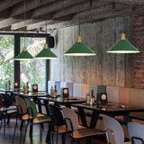 Hjemix | RetroDome Industriell Vintage Pendellampe | Grønn Jernkuppel Design | Enkelt Lys | Rustikk Takbelysning