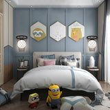 Hjemix | Slamora Barn Vegglampe | Basketballkurv Design | Glass & Metall | Art Deco Stil | Soveromslampe