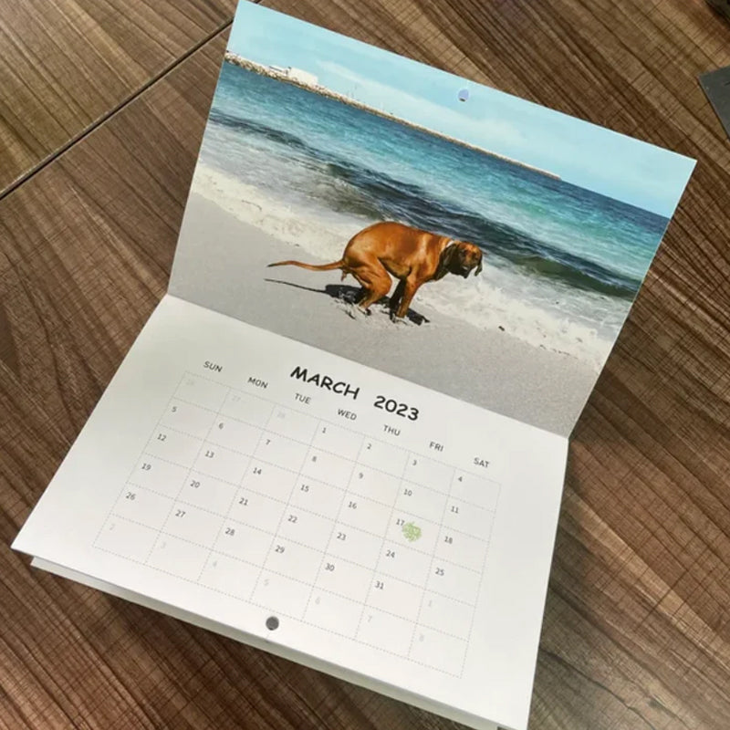 Hjemix | Poopende Hunder Hundekalender