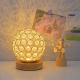 Hjemix | Moderne Minimalistisk Rund USB Oppladbar LED Nattlampe Bordlampe