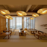 Hjemix | Rattanvevd Bambus - Pendellampe - Led - Lys