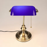Hjemix | Retro Fargerik Glass Metallbase 1-Lys Zip Bordlampe
