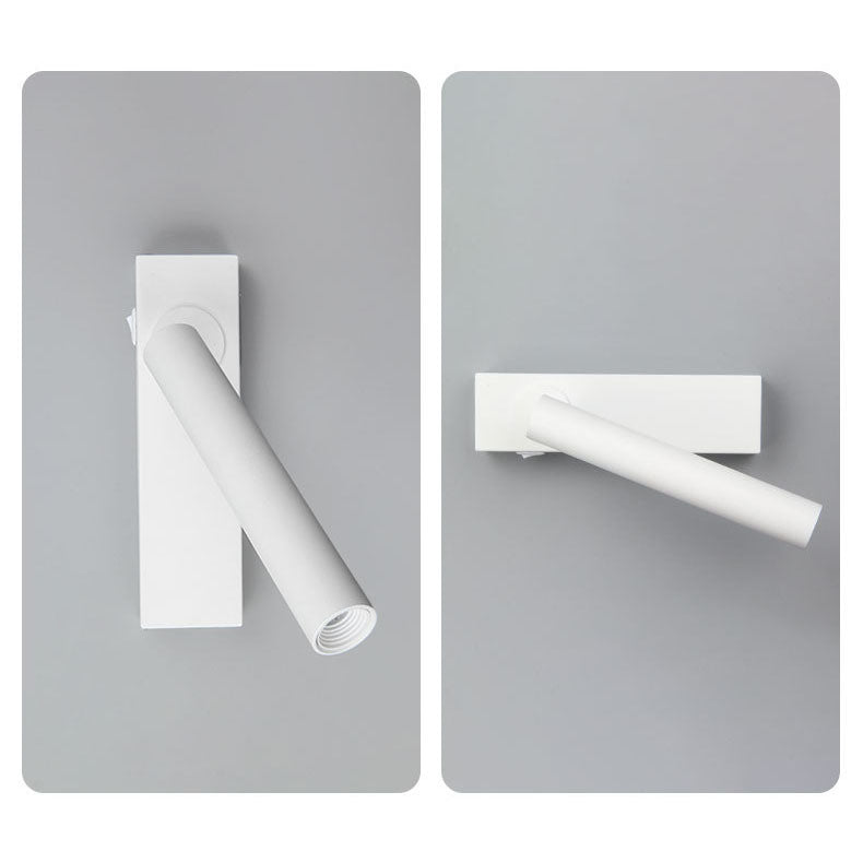 Hjemix | LumeFocus Rek rektangulær LED Vegglampe | Justerbar Vinkel | Minimalistisk Design | Leselampe | Varmt Lys