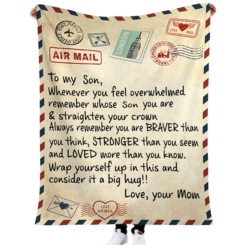 Hjemix | Trykt flanellinnpakningspledd