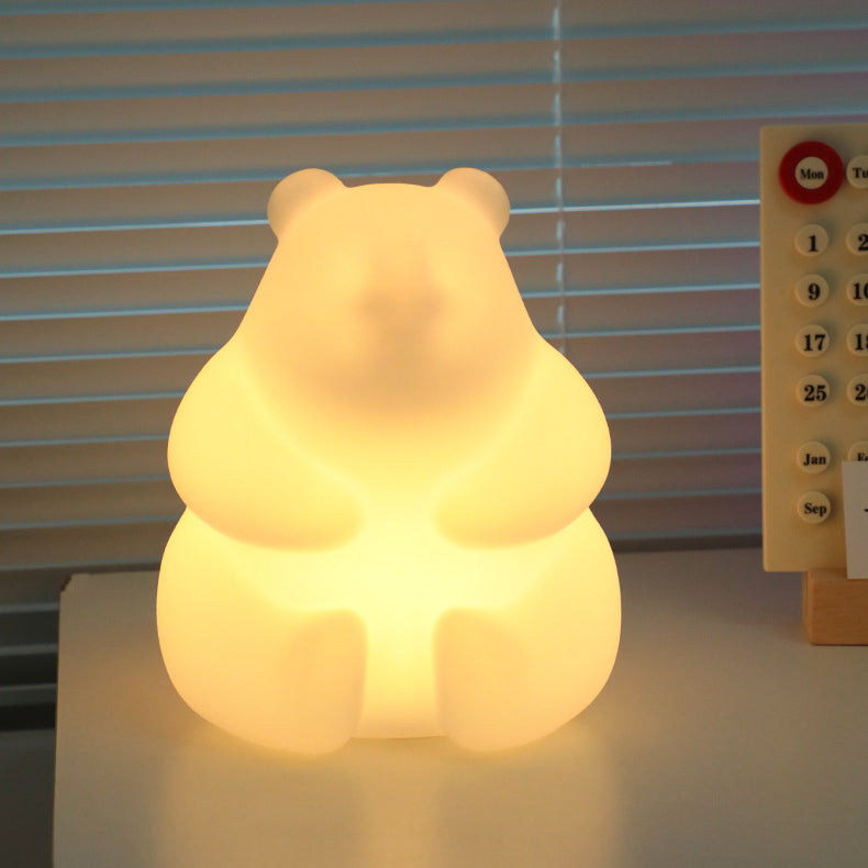 Hjemix | Moderne Kreativ Bjørn PE LED Bordlampe for Stuen