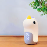 Hjemix | Unilora DreamLight Vekkerklokke | Enhjørning Design | Timer & LED Nattlampe | Barnerom Dekor