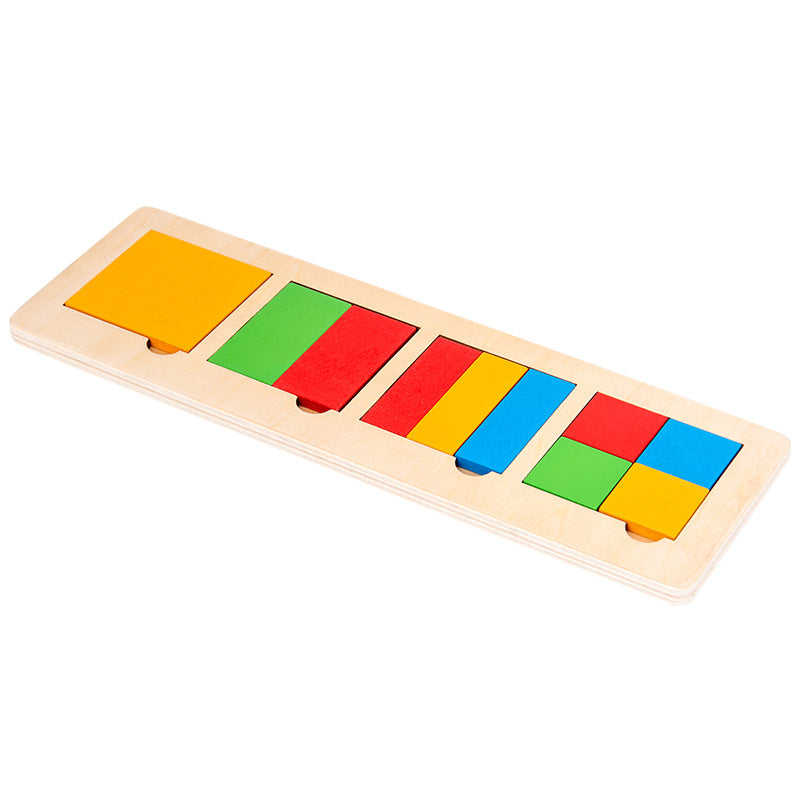 Hjemix | Montessori tre sorteringsspill med geometriske former