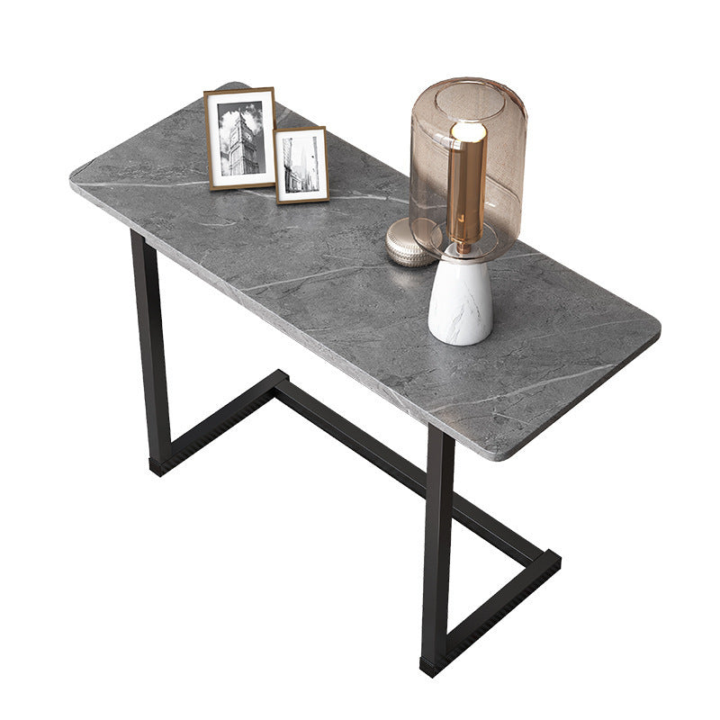 Hjemix | ModernoCurve C-Side Table | MDF tabletop | Moderne design | Plassbesparende | Perfekt for stue og soverom