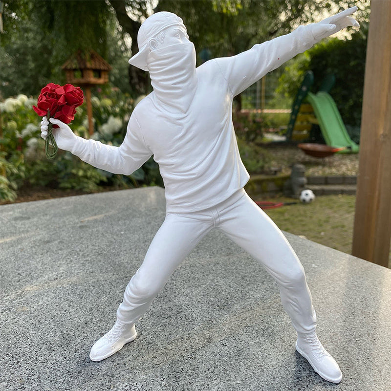 Hjemix | Banksy Blomst Opprører Ornament