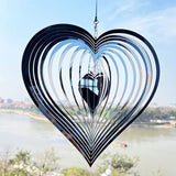 Hjemix | Rotasjon Vindklokke laget av Rustfritt Stål