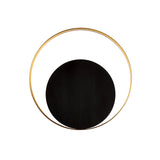 Hjemix | Moderne Minimalistisk Jern Sirkel Ring 1-Lyskilde Vegglampe For Soverom