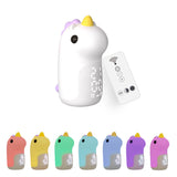 Hjemix | Unilora DreamLight Vekkerklokke | Enhjørning Design | Timer & LED Nattlampe | Barnerom Dekor