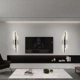 Hjemix | LuxLine Moderne LED Vegglampe | Minimalistisk Design | Jern & Akryl | Dimmbar Lys