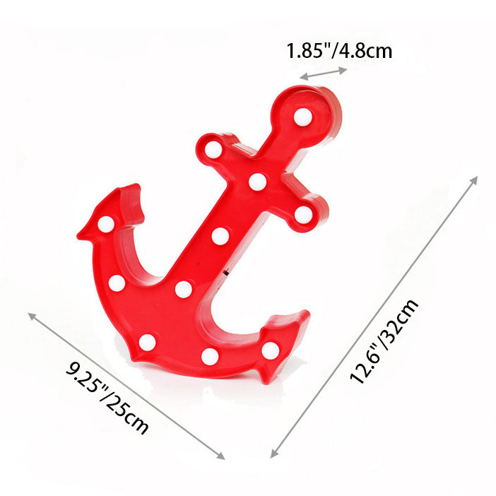 Hjemix | Skandinavisk moderne Båtanker ABS Batteri LED Vegglampe
