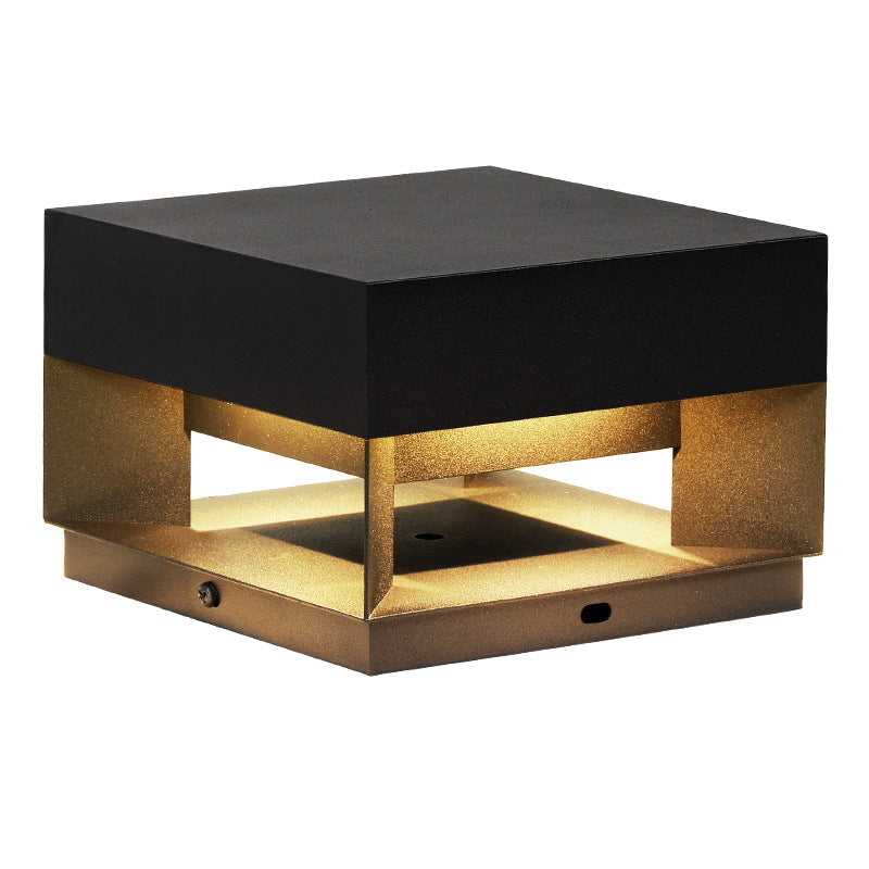 Hjemix | LumaCast LED Utendørsbelysning | Modern Rustfritt Stål Lampe | Vanntett | Hage- og Landskapsbelysning