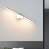 Hjemix | Nordisk Minimalist Aluminium Lang Stangbryter LED Speil Vegglampe