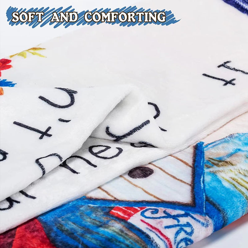 Hjemix | Trykt flanellinnpakningspledd