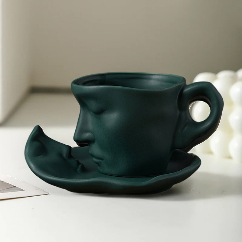Hjemix | Kyssnades Face keramisk kaffekopp