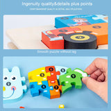 Hjemix | Barn Læring 3D Trepuslespill