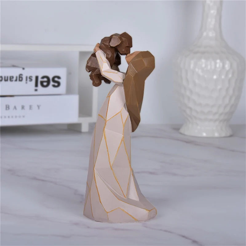 Hjemix | Engelen av vennskap hund monument figur figurine