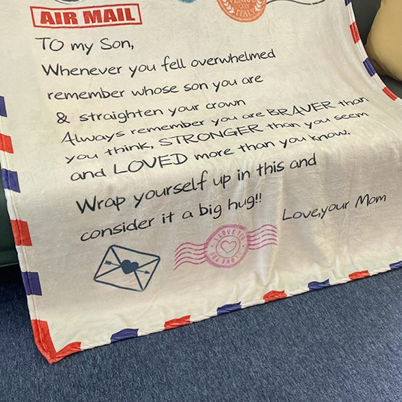 Hjemix | Trykt flanellinnpakningspledd