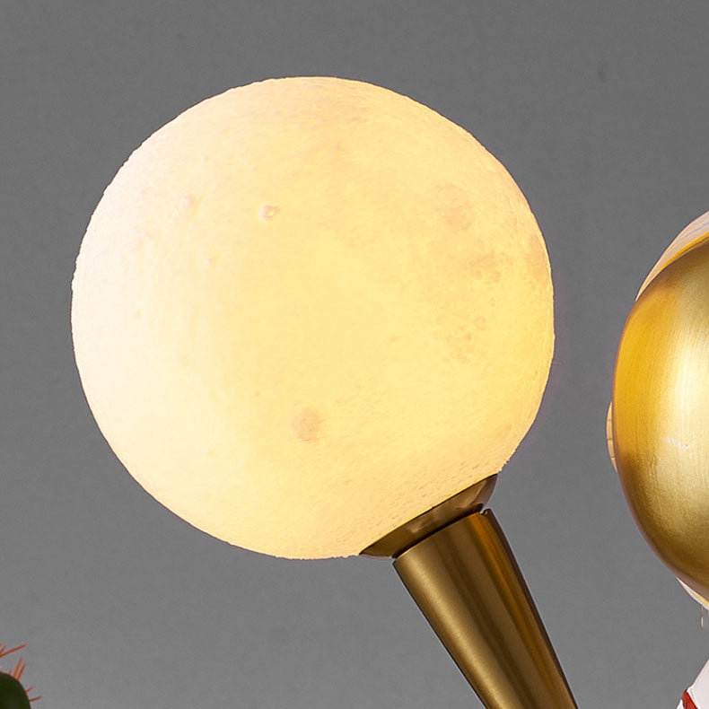 Hjemix | Moderne Kreativ Tegneserie Astronaut Harpiks ABS 1-Lyskilde Vegglampe for Soverom