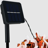 Hjemix | Moderne Art Deco vanntett Solar-PVC-Gummi-akryl-snor-bees-ball-kristall-ball-fall-LED lys utendørs for hagen