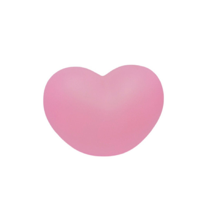 Hjemix | LuvSphere Silikon LED Nattlys | Hjerteformet Design | Bordlampe | Varm Stemningslys | Dekorativ