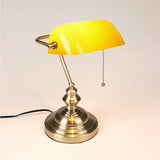 Hjemix | Retro Fargerik Glass Metallbase 1-Lys Zip Bordlampe