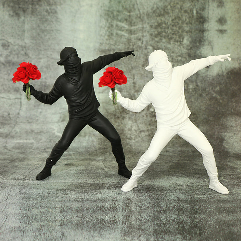 Hjemix | Banksy Flower Rioter Ornament