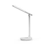 Hjemix | Moderne dobbelt sammenleggbart øyepleie trådløst oppladbart LED skrivebordslampe