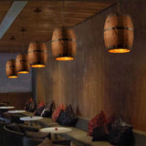 Hjemix | BarrelGlow Vintage Pendellampe | Trevinfat Design | 1-pære | Rustikk Belysning