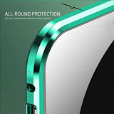 Hjemix | Magnetisk herdet glass dobbeltstående telefonveske for Samsung