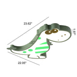 Hjemix | DinoBright LED Taklampe | Kreativ Dinosaur Design | Barnerom Lampe | Varm & Hvit Lys | Dempbar