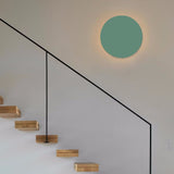 Hjemix | GlowOrb Minimalistisk Rund LED Vegglampe | Fargevariasjon | Dimmbar Lys