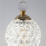 Hjemix | Moderne Kreativ Ananas Metall Akryl USB LED Bordlampe for Soverom