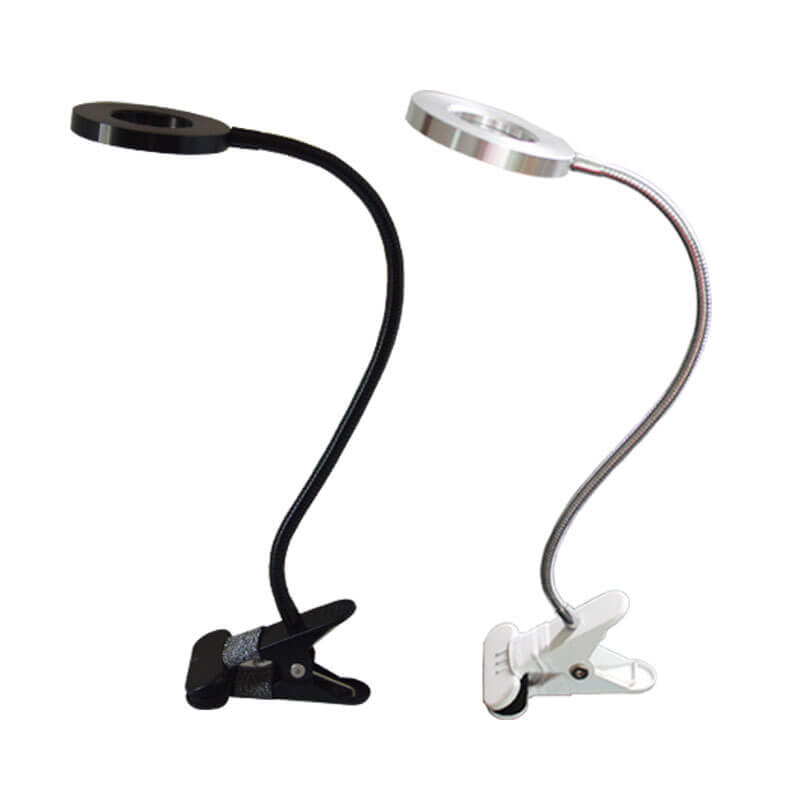 Hjemix | Kreativ enkel USB bukseknapp LED lese klipp skrivebord lampe