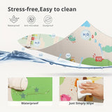 Hjemix | Utdanningsleketeppe med dyr og vekstdiagram