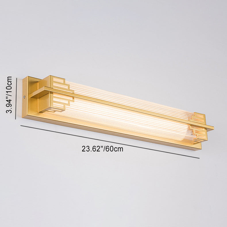 Hjemix | LumaRay Vanntett LED Vegglampe | Rustfritt Stål Glass | Rektangulær | Utendørs Belysning Terrasse