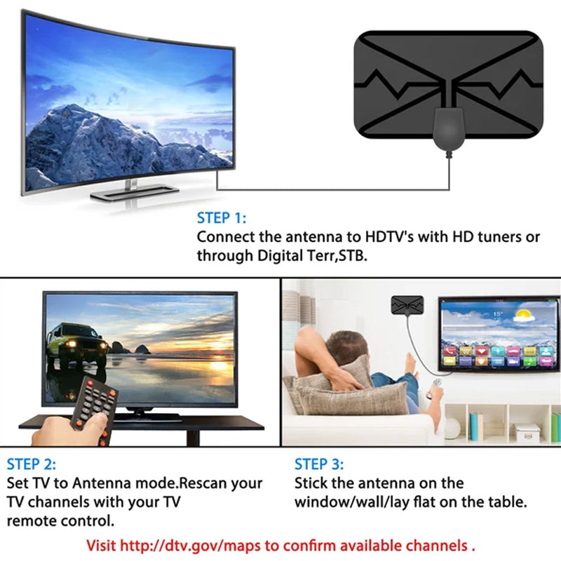 Hjemix | Oppgrader DIGITAL HDTV ANTENNE 4K