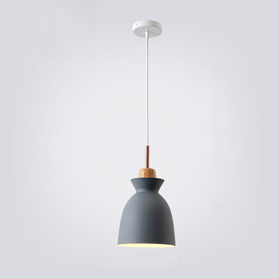 Hjemix | AuroraLite Nordic Pendant Lamp | Metal Design | 1-Light | Modern Color Options