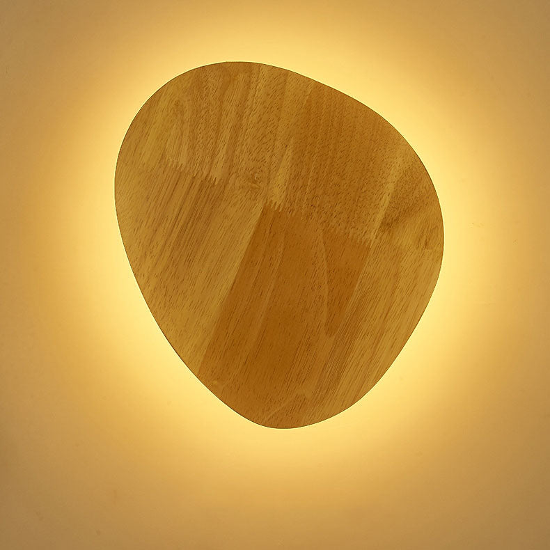 Hjemix | Moderne Minimalistisk Rund Uregelmessig Oval Tre LED Vegglampe for Stue