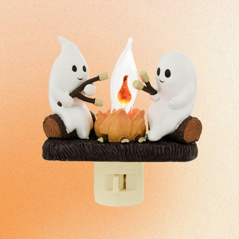 Hjemix | Ghost Bonfire Blinkende Nattlys