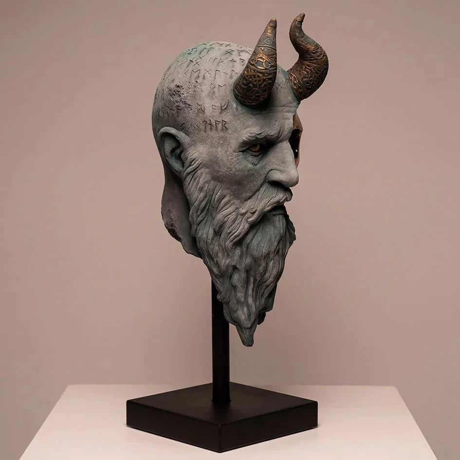 Hjemix | Mimir Hodeskalle Statue