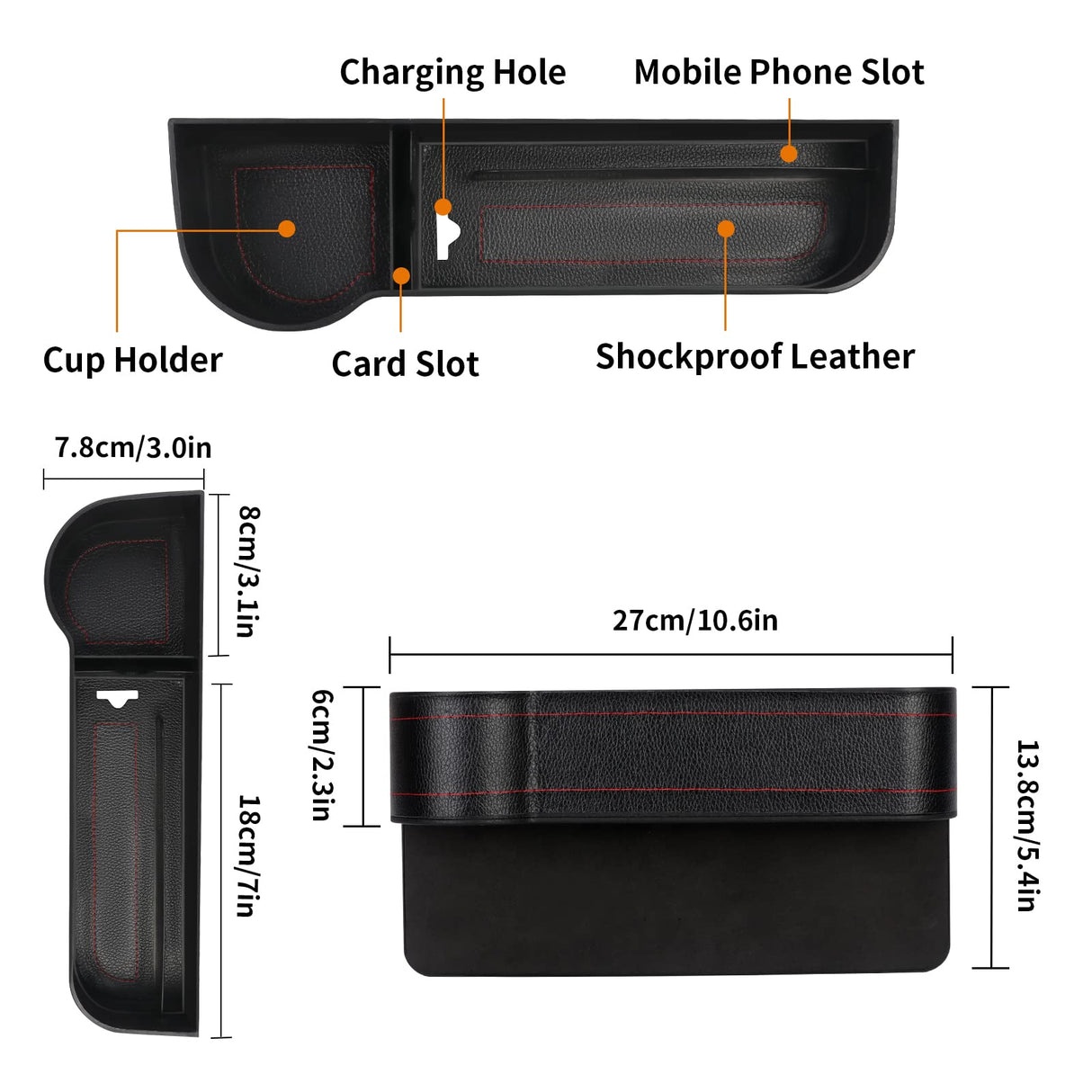 Hjemix | Multifunksjonell Bilsete Organizer