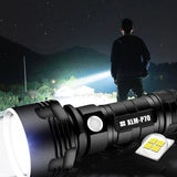 Hjemix | 30000-5000 Lumen Høy Effekt LED Fakkel, vanntett
