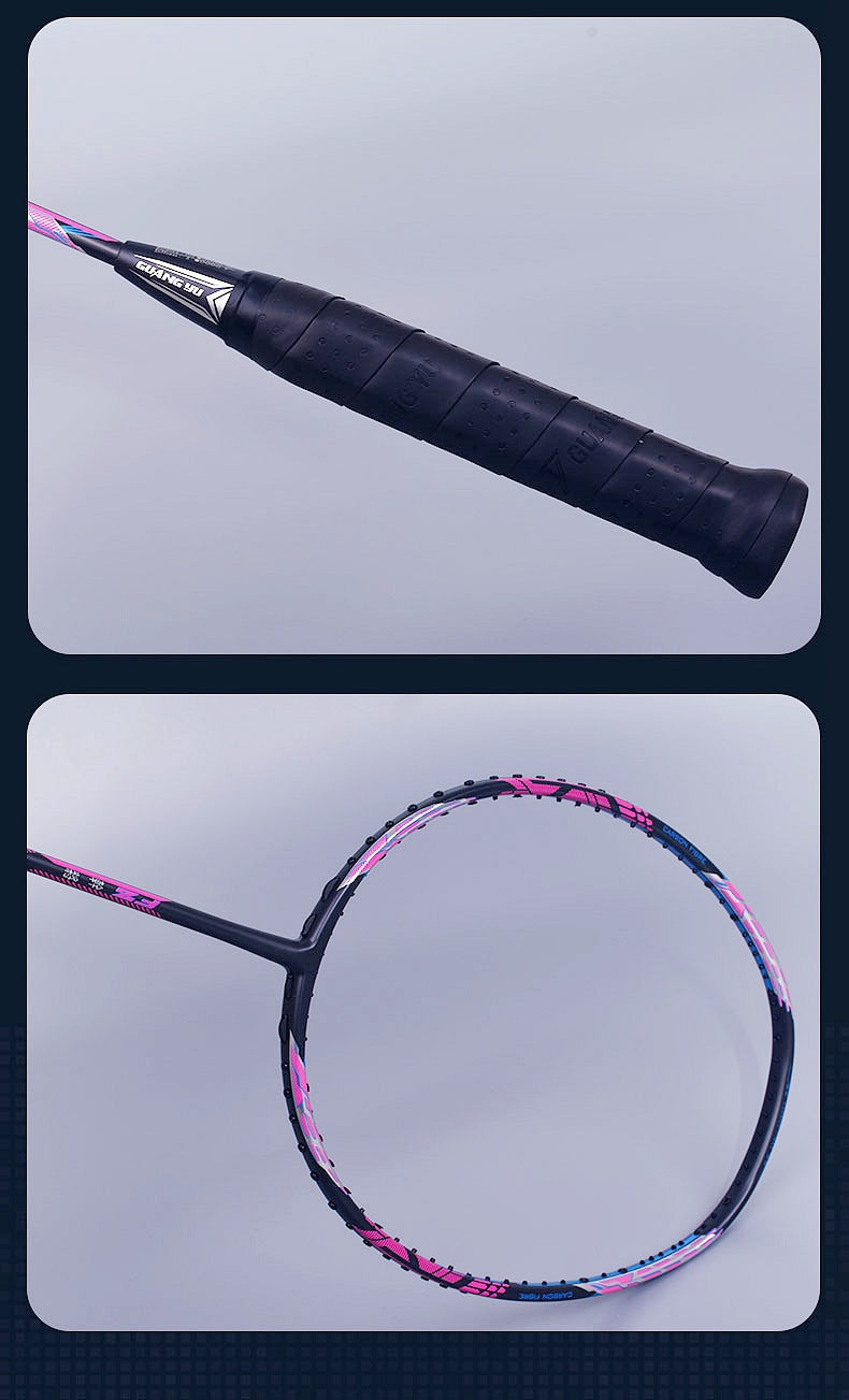 Hjemix | Offensiv badmintonracket med sekundær forsterkning laget av 32 pund karbonfiber