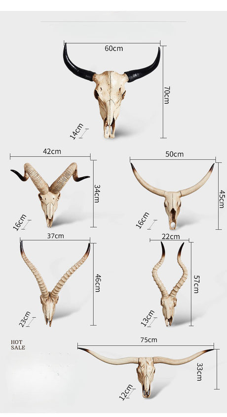 Hjemix | Vintage Sauhode Veggdekorasjoner